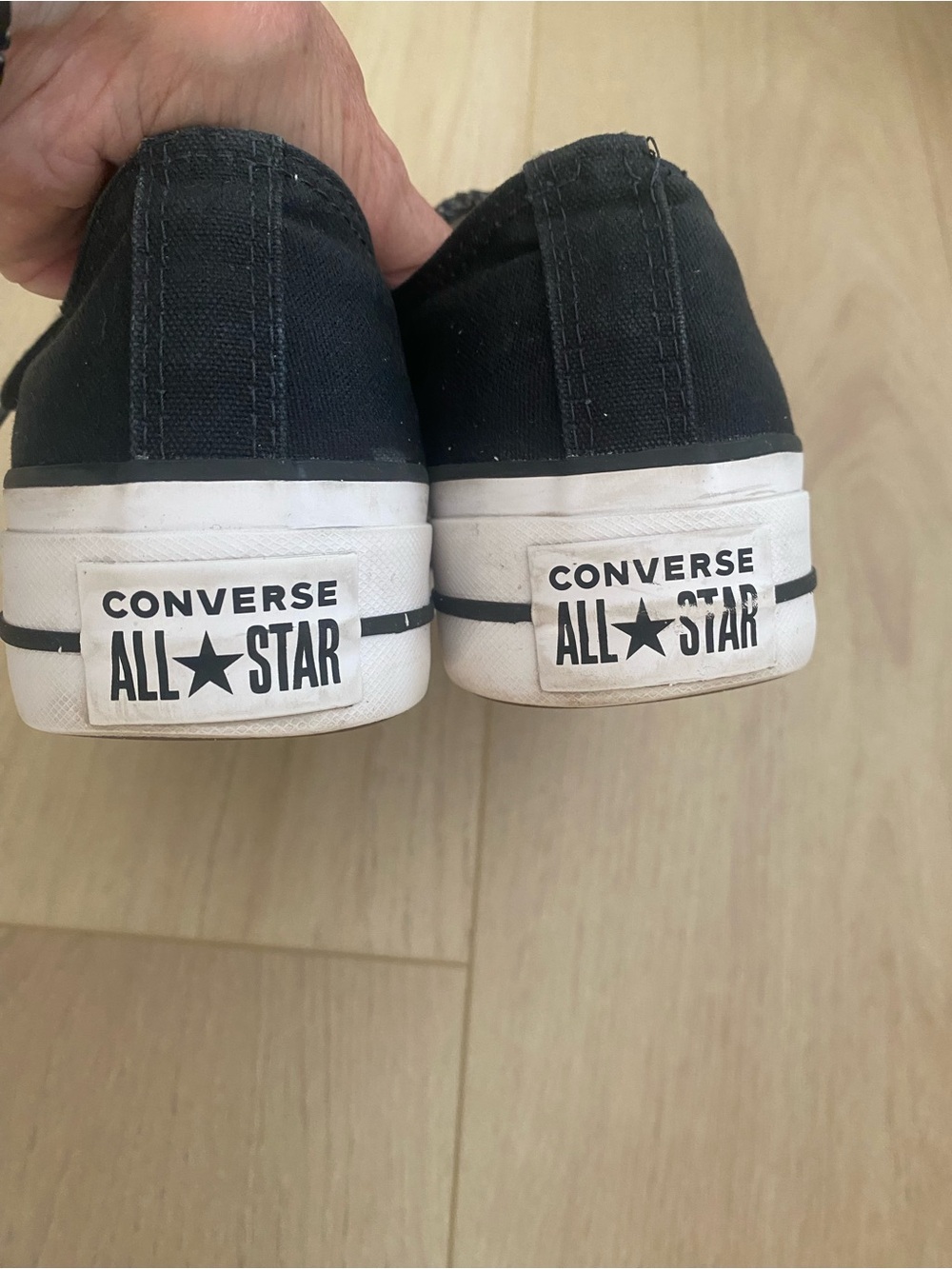 Converse Lift All Star Platform Sneaker Black Women’s 7.5 Runs Big - Picture 4 of 9